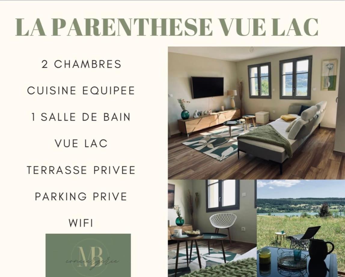 La Parenthese Vue Lac Les Grangettes Экстерьер фото